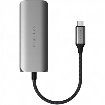 Satechi Docking Station 4 en 1 ST-H3C25EM USB-C 3.2 Gen2 Gris (ST-H3C25EM)