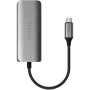 Satechi Docking Station 4 en 1 ST-H3C25EM USB-C 3.2 Gen2 Gris (ST-H3C25EM)