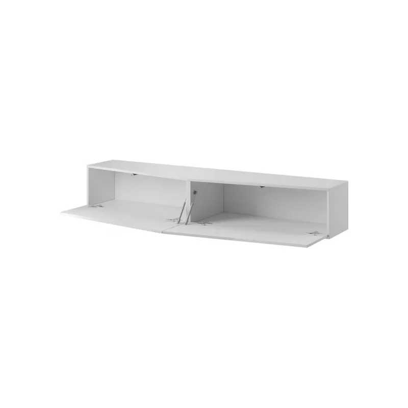 Conjunto de armarios de salón Cama VIGO SLANT 6 blanco/blanco brillante