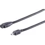 Cable FireWire ShiverPeaks 77311 — conector IEEE 1394b de 9 pines, conexión de datos de alta velocidad
