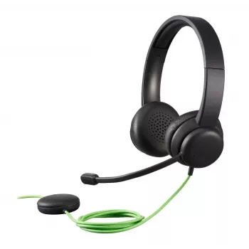 Auriculares de conferencia con cable Acer GP.HDS11.01N — supraaurales, cable de 2 m, 20–20000 Hz, 160 g, Negro