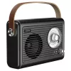Radio portátil Savio RS-01 analógica negra