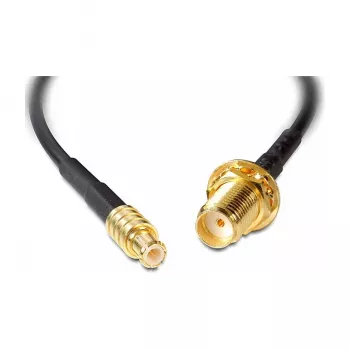 Cable coaxial DeLOCK 88578 0,2 m Negro