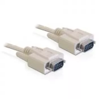 Cable serie DeLOCK RS-232 5 m beige DB-9