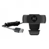 Conceptronic AMDIS Webcam Full HD 1080P con micrófono, 2 MP, 1920 x 1080 píxeles, Full HD, 30 fps, H.264, M-JPEG, YUV, 90°