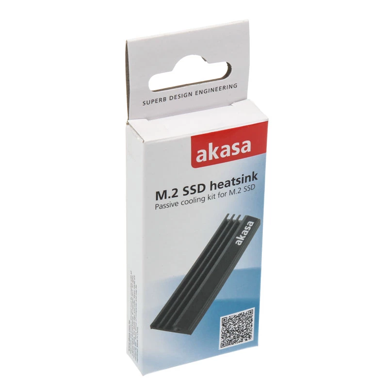 Akasa A-M2HS01-BK disipador para SSD M.2, negro