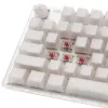 Teclado gaming Ducky One 3 RGB USB QWERTY US English blanco