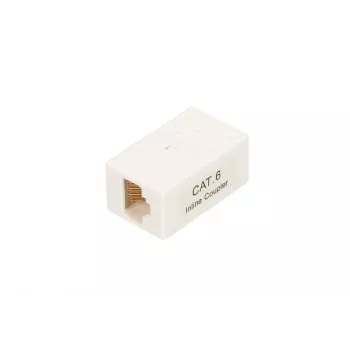 Toma de conexión Extralink RJ45 CAT6 UTP, plástico, blanco, 1 ud.