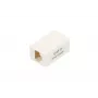 Toma de conexión Extralink RJ45 CAT6 UTP, plástico, blanco, 1 ud.
