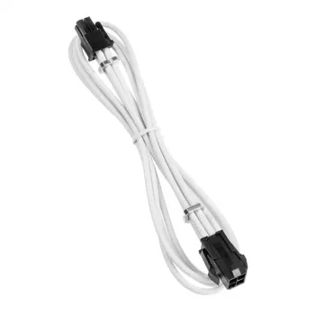 Cable de extensión BitFenix Alchemy 4 pines ATX12V, 45 cm, mallado - blanco
