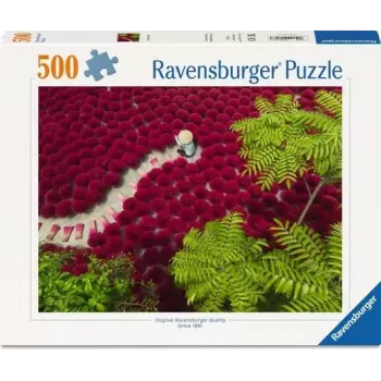 Puzle Ravensburger Ein Meer aus Rot — 500 piezas, arte, a partir de 12 años
