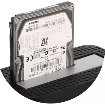 LOGON LHC030 - HDD - SSD - SATA - Serial ATA II - 2.5,3.5 - USB 2.0 Type-B - Negro - Plata - 12 V (LHC030)