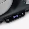 Robot de cocina Severin KM 3898 1000 W 5,5 L negro acero cepillado plata