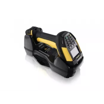 Lector de códigos de barras de mano Datalogic PM9600-DKAR433RK10 1D/2D inalámbrico negro amarillo