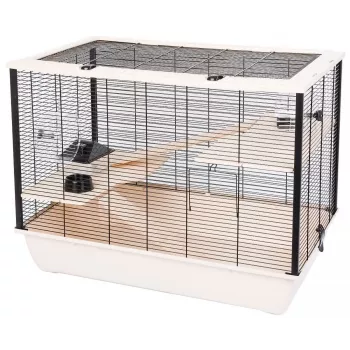 INTER-ZOO Hugo Wood beige - jaula para roedores - 78 x 48 x 58 cm