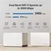 Router MERCUSYS Halo H85X Dual-Band Wi‑Fi 6 (802.11ax), 2,4/5 GHz, hasta 2402 Mbit/s, 3 puertos LAN, blanco (pack de 3)