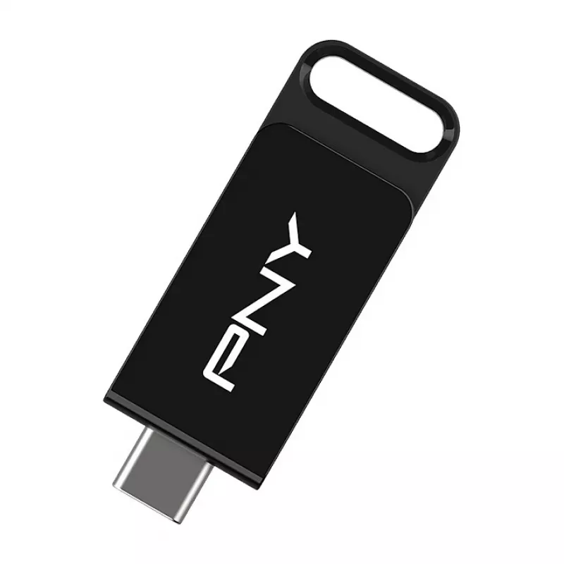 PNY Elite, 128 GB, USB Type-C, 3.2 Gen 1 (3.1 Gen 1), 120 MB/s, Dia, Negro