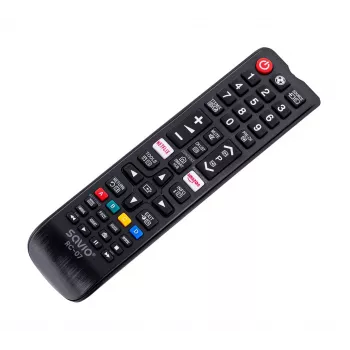 Mando a distancia SAVIO RC-07 para TV Samsung, IR inalámbrico, negro, botones