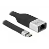 Cable plano FPC DeLOCK 86936 USB Type-C a Gigabit LAN 15 cm