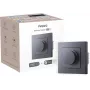 Interruptor de luz giratorio Aqara H2 EU gris — regulador giratorio, BLE, 86×86×55,5 mm