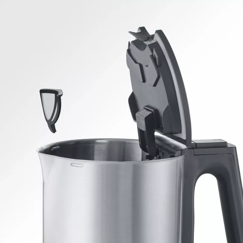 Severin WK 3409 Hervidor de agua 1,7 L Negro - Acero inoxidable 2200 W (WK 3409)