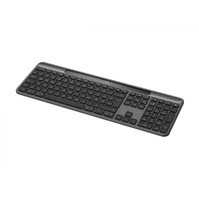 Logitech Signature Slim Solar+ K980 Teclado inalámbrico, QWERTZ alemán, grafito