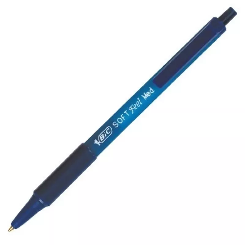 Bolígrafo BIC SOFTFEEL CLIC 0,32 mm, azul, 1 ud. 914346