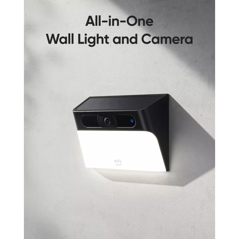 Anker Innovations Eufy Solar Wall Light Cam S120 - cámara de vigilancia de red - resistente a la intemperie - color (día/noche)
