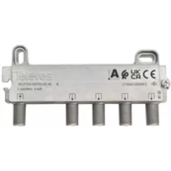 Distribuidor de 4 vías Televes SAV49FZ 5–2400 MHz VD 8 dB