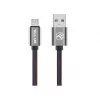 Cable de datos USB a Micro-USB Tellur 1 m, denim