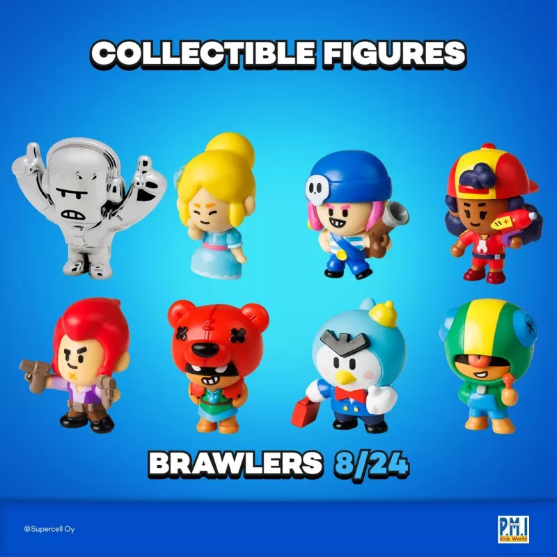 Brawl Stars S1 figuras – pack de 8 caja Deluxe VER.B