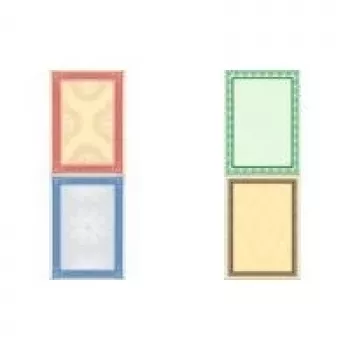 Hojas de papel artístico Sigel DP490 20 hojas azul