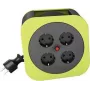 Alargador eléctrico REV 0010012400 10 m 4 tomas AC interior Negro Verde