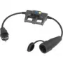 VOLTCRAFT adaptador de medición [conector macho de contacto de protección - conector macho de goma - conector hembra de goma de contacto de protección] DLA-1L 16 (DLA-1L 16)
