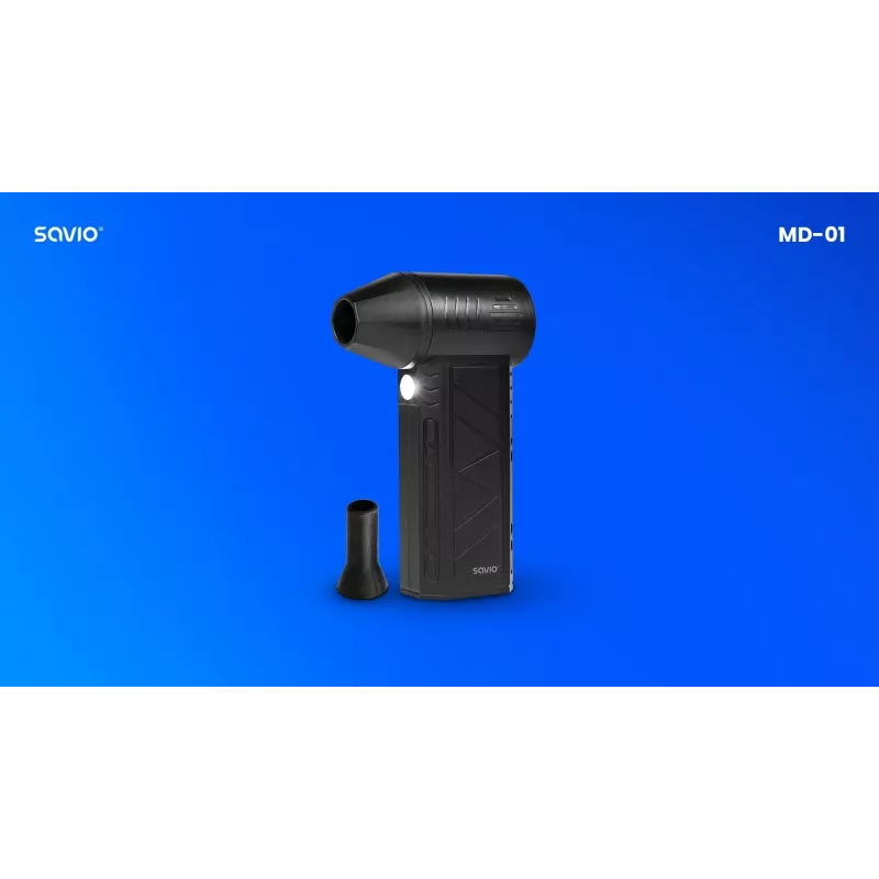 Soplador de hojas Savio MD-01 60 W 7,4 V 140 km/h ion-litio (Li-Ion)