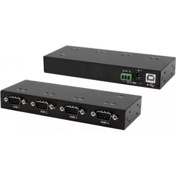 Exsys EX-13074HM - Convertidor USB 2.0, USB-B a 4x RS-232, FTDI