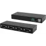 Exsys EX-13074HM - Convertidor USB 2.0, USB-B a 4x RS-232, FTDI