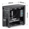 Carcasa de PC Jonsbo D41 MESH Midi Tower negra