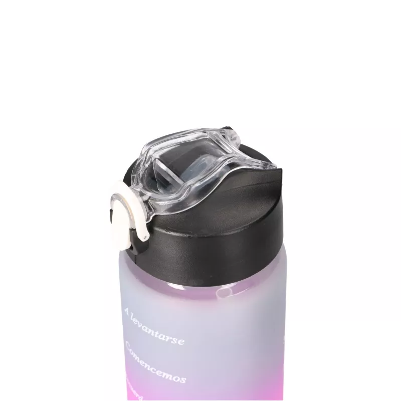 Extralink Set de Botellas Motivacionales 3W1 Rosa-Negro 2000ML+900ML+300ML