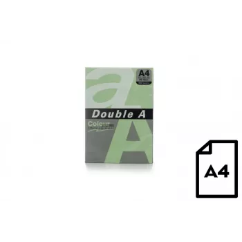 Papel de color Double A, 80 g, A4, 500 hojas, Emerald