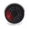 Cámara domo falsa con LED IR, CEE IR1800 W — simulacro de vigilancia no funcional