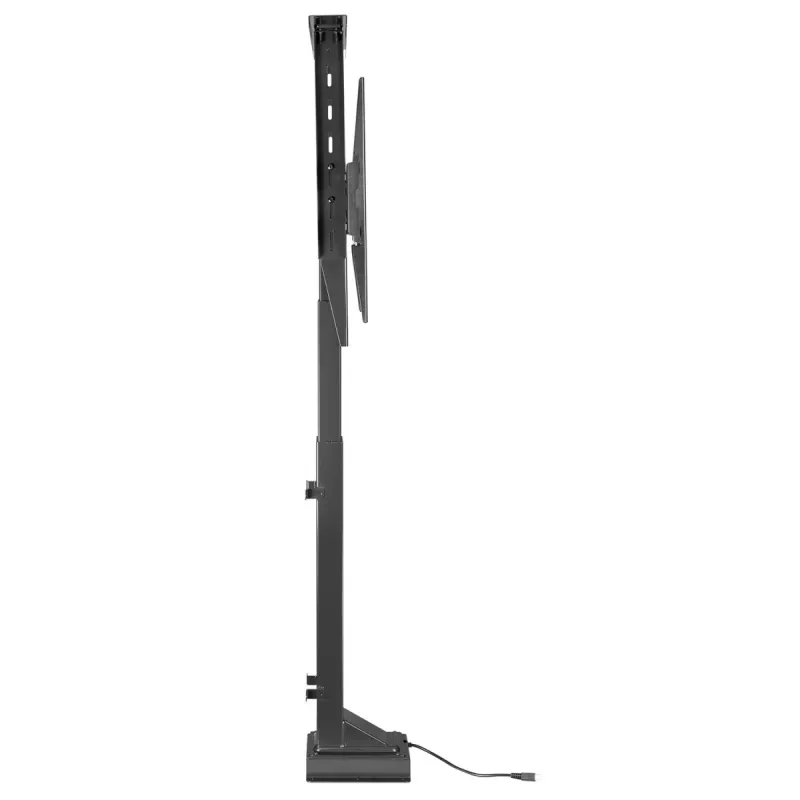 Maclean MC-866 elevador eléctrico de TV para 37-65 pulgadas (94-165,1 cm), mando a distancia, VESA hasta 600×400, máx. 50 kg, negro