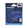 Tarjeta de memoria MicroSDHC PATRIOT PSF16GMDC10 — 16 GB, Class 10, UHS-I (U1), 80 MB/s, negro