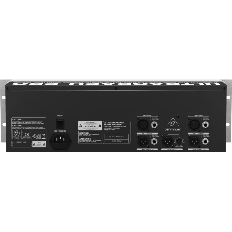Behringer FBQ6200 Ecualizador de audio