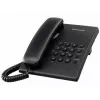 Teléfono con cable Panasonic KX-TS500 Negro con identificación de llamadas y manos libres