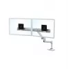 Ergotron 45-489-216 LX Desk Dual Direct Arm soporte para monitores, hasta 25 pulgadas (63,5 cm), 0,9–5 kg, blanco