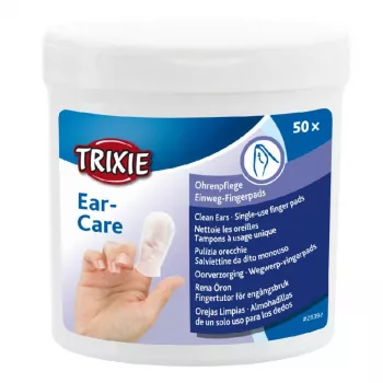 TRIXIE Ear-Care toallitas de limpieza de oídos - 50 uds.