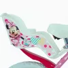 Bicicleta infantil HUFFY 24951W Minnie, ruedas de 14 pulgadas, cuadro de acero, neumáticos, frenos de llanta delantero/trasero, ruedines