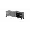 Mueble RTV ABETO 150x42x52 grafito/brillante
