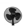 Mesko | Ventilador | MS 7311 | Ventilador de pie | Negro | Diámetro 40 cm | Número de velocidades 3 | Oscilación | 45 W